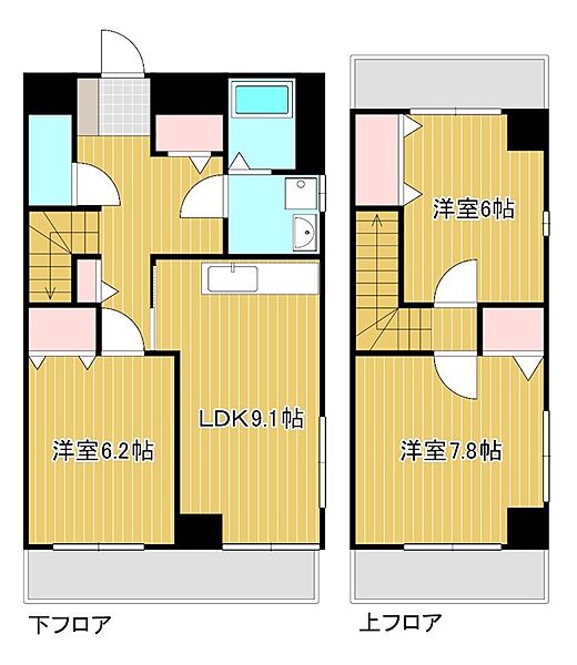 ティアラ植松 602｜静岡県浜松市中央区植松町(賃貸マンション3LDK・5階・74.41㎡)の写真 その2