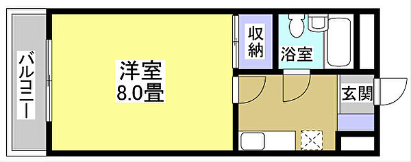 マインハイツ 3B｜静岡県浜松市中央区元浜町(賃貸マンション1K・3階・25.60㎡)の写真 その2