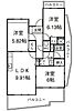 中央ハイツ海老塚6階10.6万円