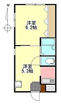 AMK 101 ｜ 静岡県浜松市中央区松城町215-28（賃貸マンション2K・1階・29.75㎡） その2