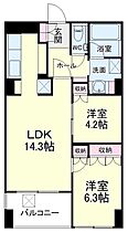 アートフォルム元城 602 ｜ 静岡県浜松市中央区元城町222-27（賃貸マンション2LDK・6階・56.26㎡） その2