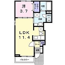 デュエット 101 ｜ 静岡県浜松市中央区中央２丁目4番10号（賃貸アパート1LDK・1階・35.98㎡） その2