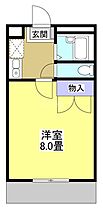 レジデンス城西 105 ｜ 静岡県掛川市城西２丁目11-43（賃貸アパート1K・1階・23.18㎡） その2