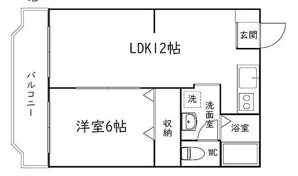 マンションヤマダA 201｜静岡県浜松市中央区渡瀬町(賃貸マンション1LDK・2階・39.74㎡)の写真 その2