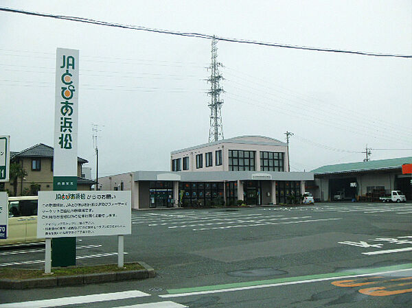周辺：JAとぴあ浜松白脇支店（444m）