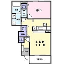 フェリス・メグ 102 ｜ 静岡県菊川市下平川字塚跨1533番地2（賃貸アパート1LDK・1階・42.80㎡） その2