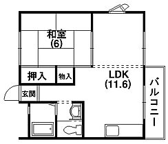 カプチーノSHUN 201 ｜ 静岡県浜松市中央区中島３丁目11-4（賃貸アパート1LDK・2階・39.62㎡） その2