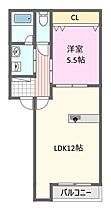 クローバー 201 ｜ 静岡県浜松市中央区三方原町426-1（賃貸アパート1LDK・2階・45.65㎡） その2