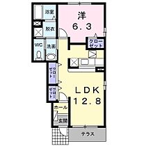 サンライズII 102 ｜ 静岡県浜松市浜名区染地台４丁目21番18号（賃貸アパート1LDK・1階・46.49㎡） その2