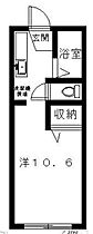 モンブーシュ野口 202 ｜ 静岡県浜松市中央区野口町196（賃貸マンション1R・2階・22.04㎡） その2