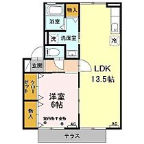 メルベーユ　A 101 ｜ 静岡県浜松市中央区半田山６丁目6-7（賃貸アパート1LDK・1階・47.79㎡） その2