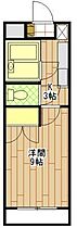 静岡県磐田市二之宮（賃貸マンション1K・4階・24.80㎡） その2