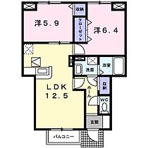 セイコーIII 103 ｜ 静岡県磐田市元天神町4番地16（賃貸アパート2LDK・1階・56.83㎡） その2