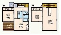 ユニキューブ長溝 3LDKの間取り