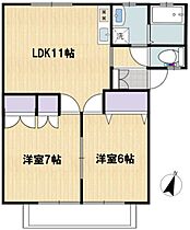 ヒルズガーデンB 101 ｜ 静岡県袋井市春岡973（賃貸アパート2LDK・1階・51.00㎡） その2