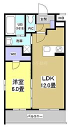 ブリアージュ豊田町駅 3階1LDKの間取り