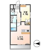 シャローム 101 ｜ 静岡県掛川市下俣南３丁目3-10（賃貸アパート1LDK・1階・38.25㎡） その2