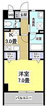 エストメンツ中央 704 ｜ 静岡県浜松市中央区中央３丁目1-5（賃貸マンション1K・7階・30.03㎡） その2