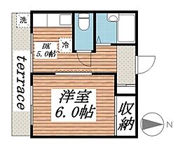 西部第3ハイツ B105 ｜ 静岡県浜松市中央区幸１丁目2-13（賃貸アパート1DK・1階・22.50㎡） その2