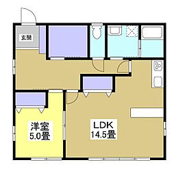 間取図画像 1SLDK