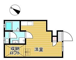 パークガーデン北寺島 ワンルームの間取図画像