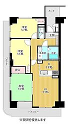 グランヴィ和合 3LDKの間取図画像