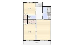 Re・Pose半田山 2LDKの間取図画像