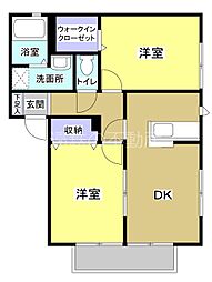 サンビレッジ神田C 3LDKの間取図画像