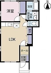 アネックスA 1LDKの間取図画像
