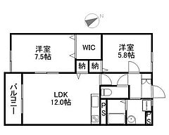 物件の間取り
