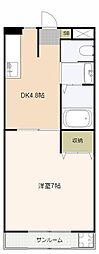 S-ステージ 1Kの間取図画像