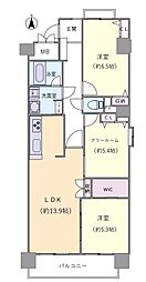 都島パーク・ホームズ 3LDKの間取図画像