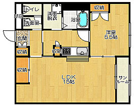 レオパレスハピネスNAWATE 103 ｜ 大阪府四條畷市二丁通町（賃貸アパート1LDK・1階・43.06㎡） その2