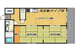 SG2 2DKの間取図画像