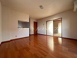 JR片町線(学研都市線) 野崎駅 徒歩21分の賃貸アパート 1階2LDKのリビング/ダイニング