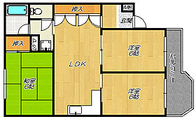 大阪府大東市深野5丁目（賃貸マンション3LDK・2階・57.00㎡） その2