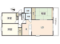 リーベンベルグM 3LDKの間取図画像