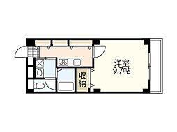 E.プリムローズ 1Kの間取図画像