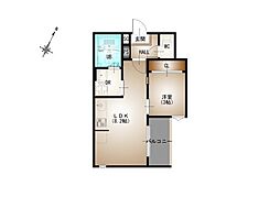 間取図画像 1LDK