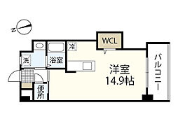 NKSビル ワンルームの間取図画像