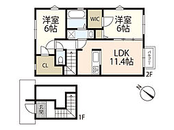 LaFeliceFurue 2LDKの間取図画像