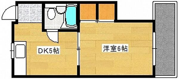 和秀舟入本町ビル ｜広島県広島市中区舟入本町(賃貸マンション1DK・5階・23.19㎡)の写真 その2