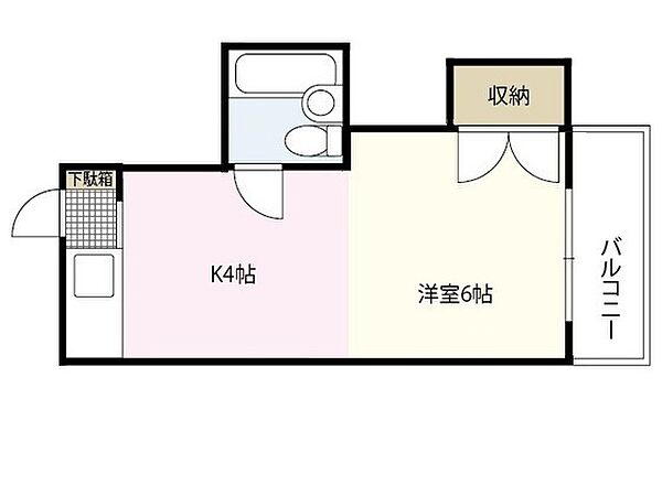 サンローレル船越 ｜広島県広島市安芸区船越南3丁目(賃貸マンション1R・2階・18.00㎡)の写真 その2