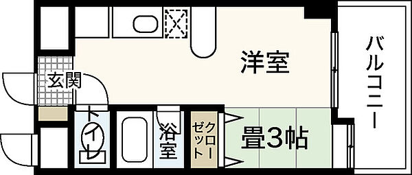 平野町原野ビル ｜広島県広島市中区平野町(賃貸マンション1R・6階・24.99㎡)の写真 その2