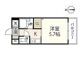 広島県広島市西区井口鈴が台3丁目（賃貸マンション1K・2階・19.50㎡） その2