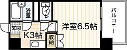 NEW'Sビル 1Kの間取図画像