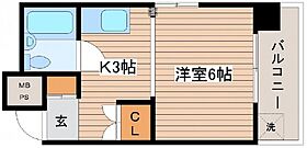 メゾン小河内  ｜ 広島県広島市西区小河内町2丁目（賃貸マンション1K・2階・17.66㎡） その2