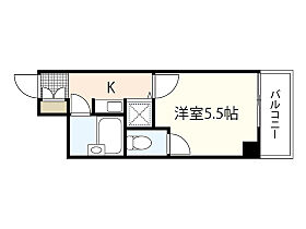 キャステール西川口  ｜ 広島県広島市中区西川口町（賃貸マンション1K・6階・17.25㎡） その2