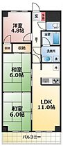 広島県安芸郡府中町青崎東（賃貸マンション3LDK・3階・59.82㎡） その2