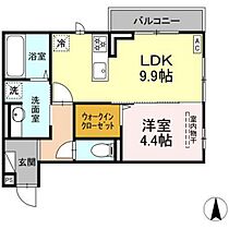 ｎｏｒｉａ  ｜ 広島県安芸郡坂町坂西2丁目（賃貸アパート1LDK・3階・40.38㎡） その2